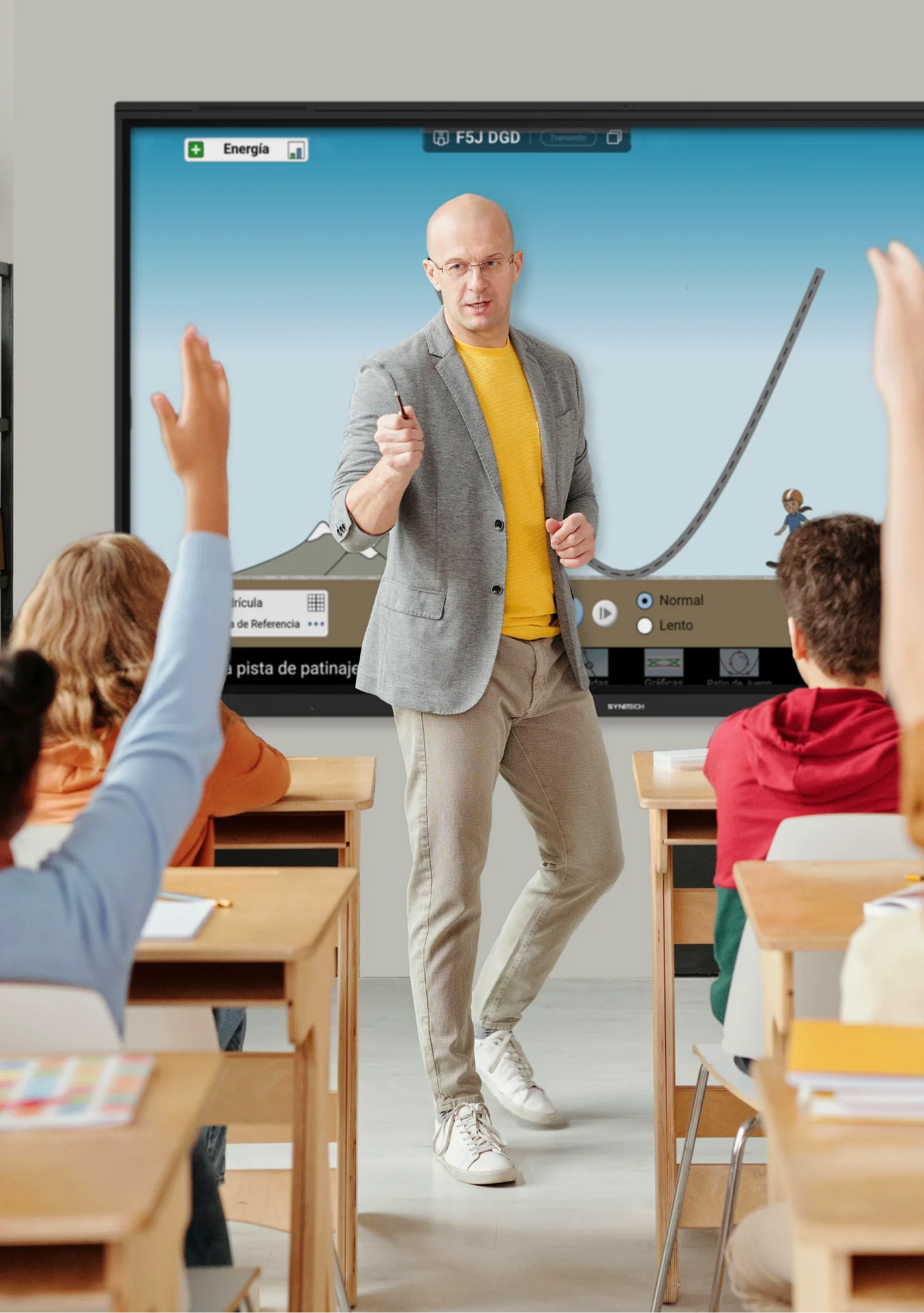 Potencia la motivación con pantallas interactivas