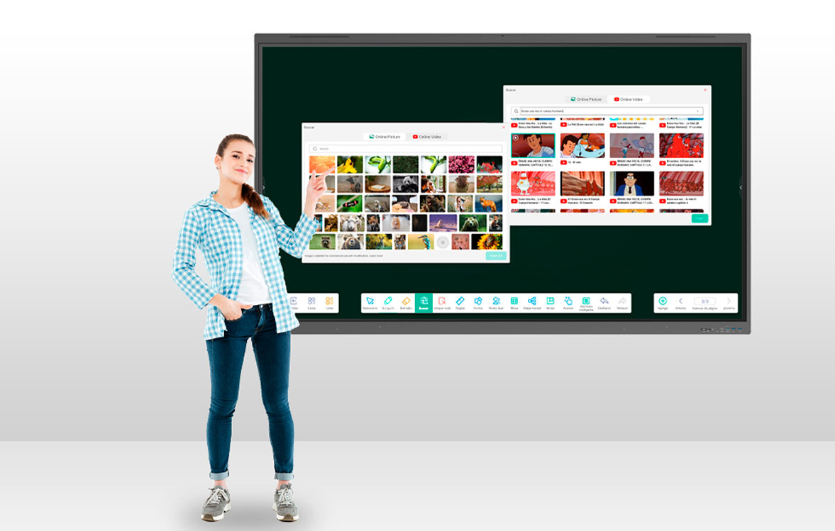 primera pantalla interactiva en obtener el certificado EDLA