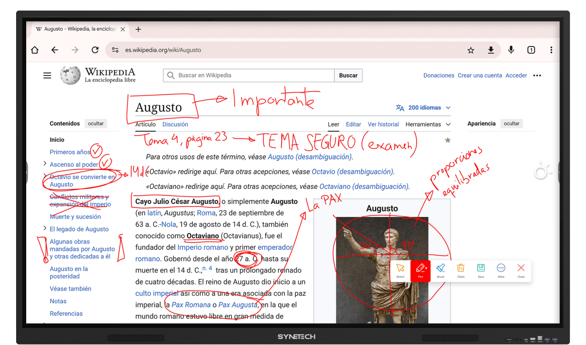 Herramienta de anotación en tiempo real