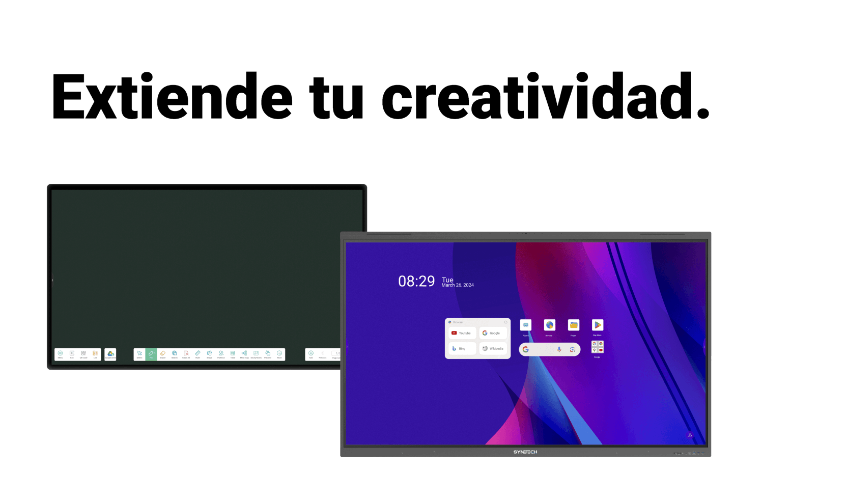 pantalla táctil interactiva