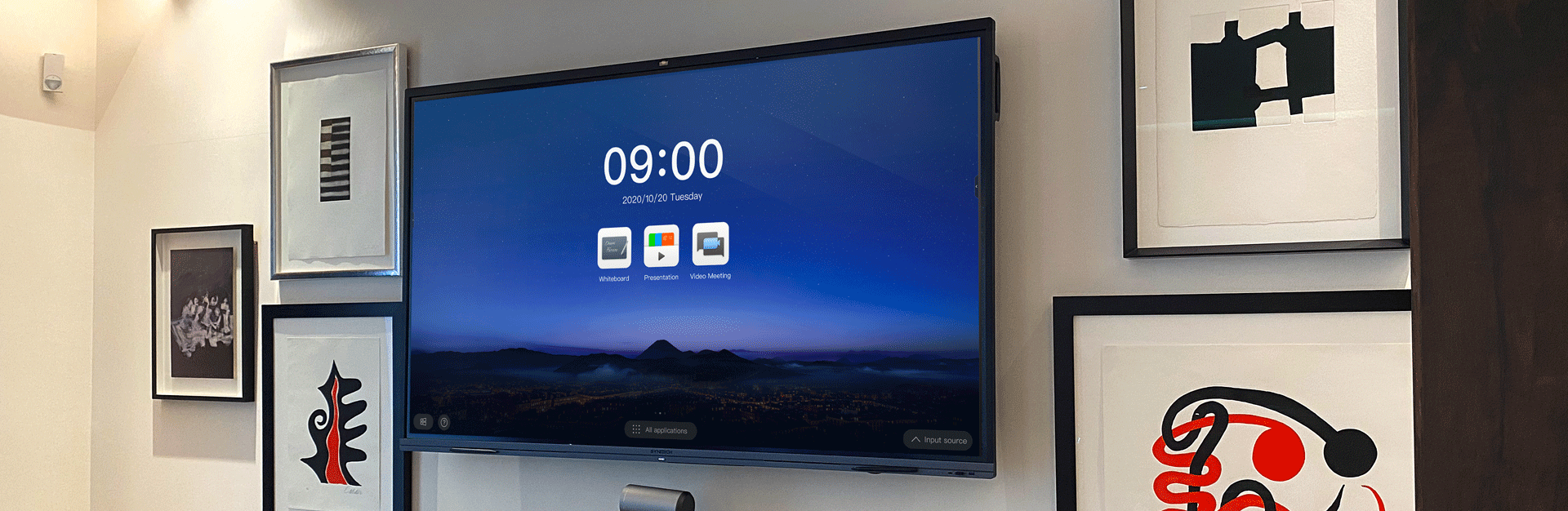 pantalla tactil interactiva