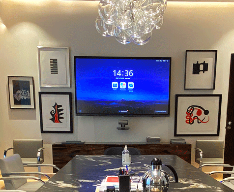 pantalla interactiva para reuniones