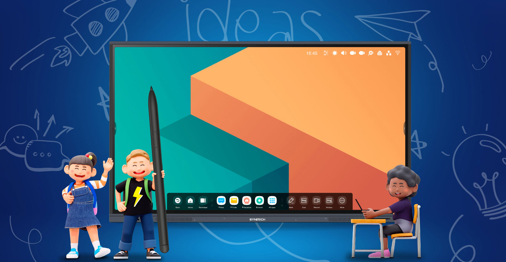 Pantallas Interactivas para la educación