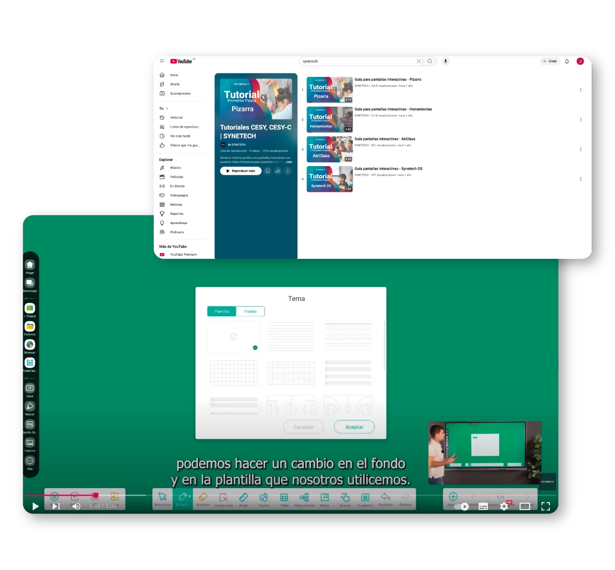 Recursos educativos para pantalla interactiva