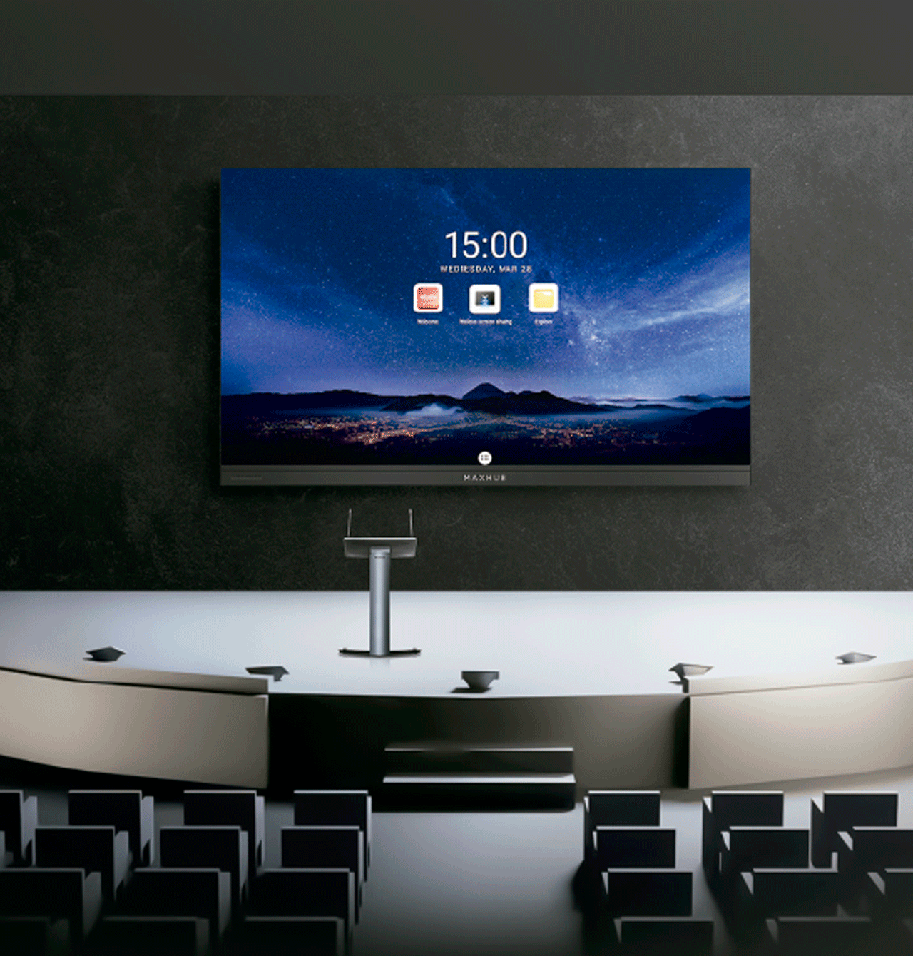 pantalla auditorios